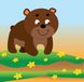 Детская развивающая книга Мама и малыши "Медвежата" 402863 с наклейками 21302987 фото 3