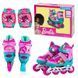Детские ролики RL2113 (RL7T) Barbie, размер S (31-34) с защитой 21307214 фото