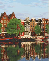 Картина за номерами. Art Craft Кольоровий Амстердам 40х50 см 11227-AC 21302632 фото