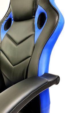 Крісло офісне комп'ютерне 7F Racer Evo, сині 22600077 фото