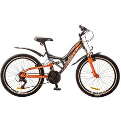 Велосипед 24 Formula ATLAS AM2 14G Vbr рама-14 St черно-оранжевый (м) с крылом Pl 2017 1890171 фото
