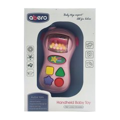 Дитячий мобільний телефон QX-9117 зі звуком (Рожевий) 21300582 фото