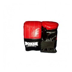 Перчатки ЭЛИТ Тренировочные BOXER (кожвинил 0.6мм,нап.-поролон) красные 1950053 фото