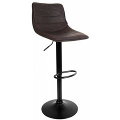 Барный стул со спинкой Bonro B-081 темно-коричневый