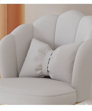 Детское вращающееся кресло JUST SIT BUENO, велюр, серое 20201077 фото