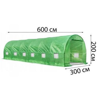 Теплиця садова парник для городу з вікнами Bonro Up-18М2 7000996 фото