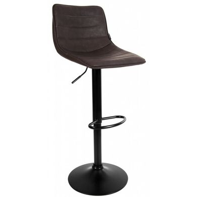 Барный стул со спинкой Bonro B-081 темно-коричневый 7000083 фото