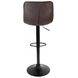 Барный стул со спинкой Bonro B-081 темно-коричневый 7000083 фото 6