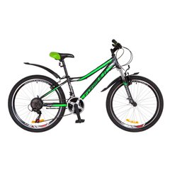 Велосипед 24 Formula FOREST AM 14G Vbr рама-12,5 St черно-зеленый (м) с крылом Pl 2018 1890327 фото
