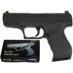 Детский пистолет на пульках "Walther P99" Galaxy G19 Металл, черный 21301068 фото