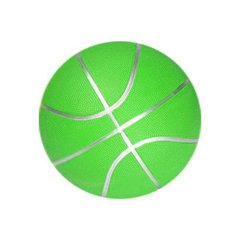Мяч баскетбольный Metr+ BT-BTB-0029 резиновый, размер 7, 540г, диаметр 23,6 см (Зеленый) 21300064 фото