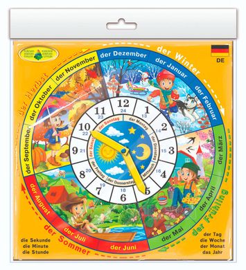 Дитяча настільна гра "Годинник" Germany 82814 німецькою мовою 21306531 фото