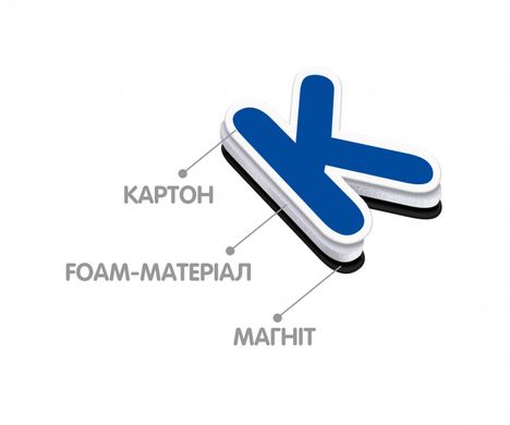 Азбука на магнитах VT5411-03 на укр. языке 21304138 фото