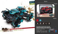 Трюковая четырехприводная машинка на радиоуправлении "Shocking Stunts Rock Crushr" 2 цвета g276059-36759 20501956 фото
