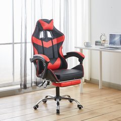 Кресло геймерское Bonro BN-810 красное с подставкой для ног 7000561 фото