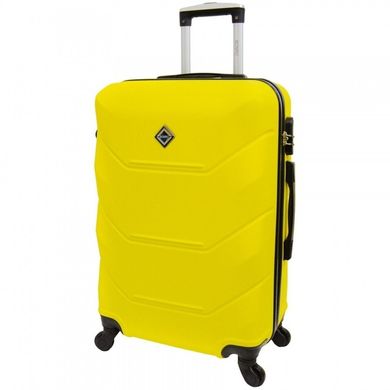 Чемодан комплект пластиковый 2 шт средняя большая Bonro 2019 желтый 7000542 фото