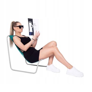 Кресло пляжное раскладное с сумкой Мятный (Sprindos) 20200250 фото