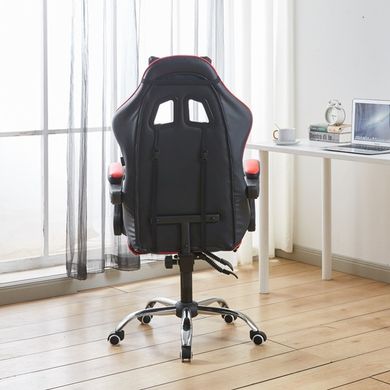 Крісло геймерське Bonro BN-810 червоне з підставкою для ніг 7000561 фото