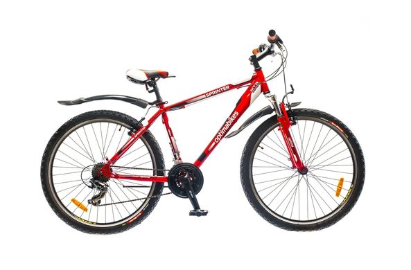 Велосипед собранный почта 26 Optimabikes SPRINTER AM 14G DD рама-17 St красно-белый 2015 1890158 фото