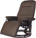 Кресло коричневое для отдыха с массажем + пуф + обогрев 22900010 фото 1