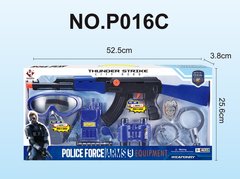 Игровой набор полицейского 33760 с автоматом, маской и другим 21300770 фото
