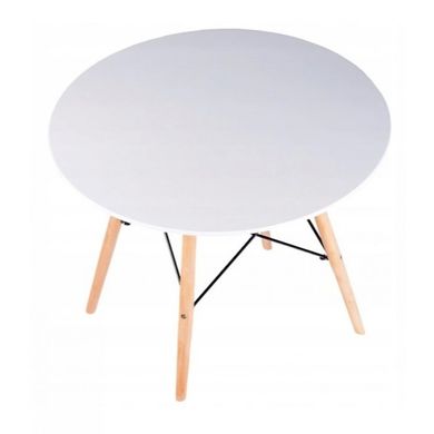 Стол обеденный круглый Bonro В-957-800 Белый 7000121 фото