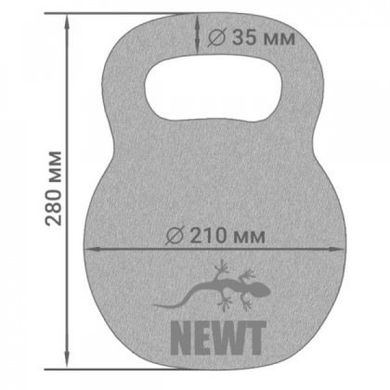 Гиря чугунная Newt 16 кг 580581 фото