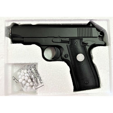 Іграшковий пістолет "Browning mini" Galaxy G2 Метал, чорний 21301070 фото