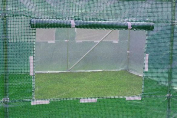 Пленка для теплицы King Garden с окнами 6 м&sup2; 300&times;200&times;200, зелёная, армированная, 3-слойная 22900107 фото