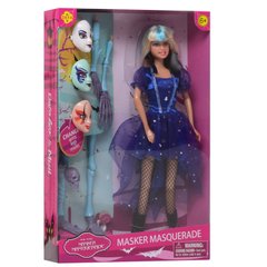Кукла типа Барби Ведьма DEFA 8397-BF с масками (Голубой) 21303941 фото