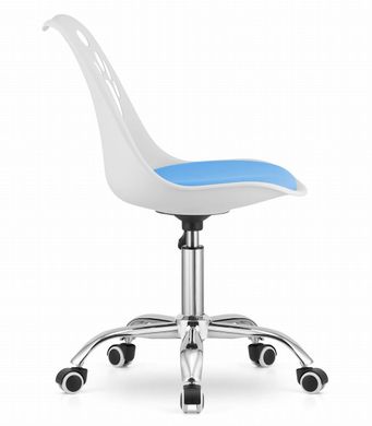 Офисное кресло Just Sit Reno (бело-синий) 20200202 фото
