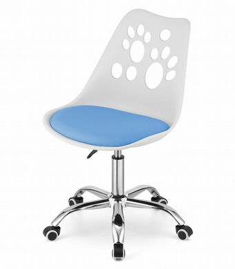 Офисное кресло Just Sit Reno (бело-синий) 20200202 фото