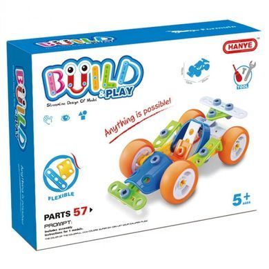 Конструктор Build&Play "Спорткар" HANYE J-7707, 57 элемента 21303591 фото