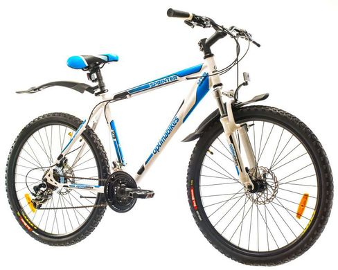 Велосипед собранный почта 26 Optimabikes SPRINTER AM 14G DD рама-19 St бело-синий 2015 1890160 фото