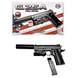 G25A Страйкбольний пістолет Galaxy SIG Sauer 226 з лцу та глушником метал чорний 20500967 фото 3