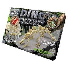 Игровой набор для проведения раскопок DP-01 DINO PALEONTOLOGY в коробке (Стегозавр) 21306885 фото