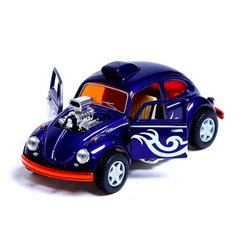 Машинка металлическая инерционная Volkswagen Beetle Custom Dragracer Kinsmart KT5405W 1:32 (Фиолетовый) 21304242 фото