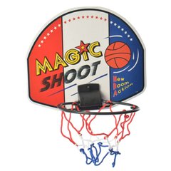 Баскетбольне кільце M 5716-1-3 щит 21 см, сітка, м'яч 7,5 см (MAGIC SHOOT) 21300068 фото