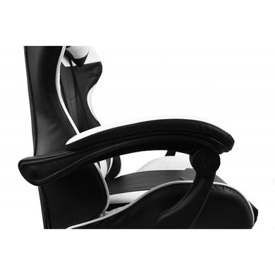 Кресло геймерское Bonro B-810 белое с подставкой для ног 7000251 фото