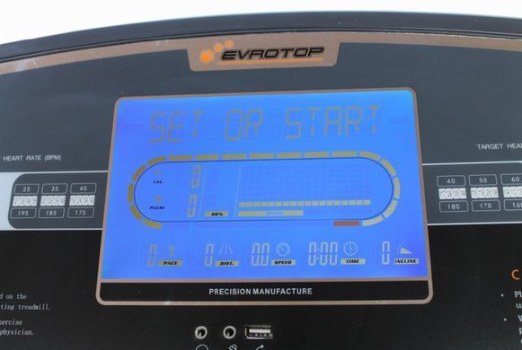 БЕГОВАЯ ДОРОЖКА EVROTOP ЭЛЕКТРИЧЕСКАЯ , ШТ. 530635 фото