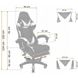 Кресло геймерское Bonro B-810 белое с подставкой для ног 7000251 фото 17