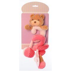 Подвеска на детскую кроватку X16403 плюшевая (Мишка розовый X16403B(Pink)) 21301423 фото