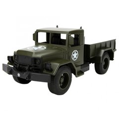 Військова вантажівка іграшкова Metr+ 12002E масштаб 1:20, звукові та світлові ефекти (Зелений) 21304494 фото