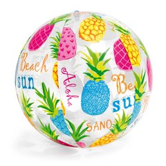 Пляжный надувной мяч 59040 размер 51 см (Тропики) 21304998 фото
