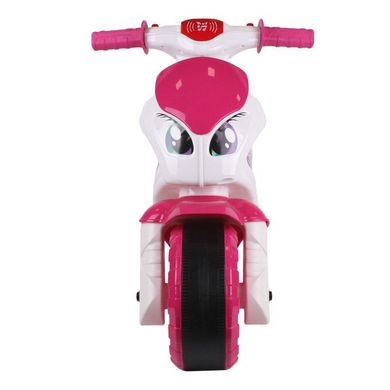 Каталка-беговел "Мотоцикл" ТехноК 6368TXK Бело-розовый музыкальный 21300121 фото