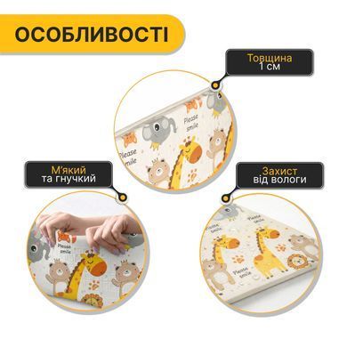 Детский игровой коврик LEOBRO 150 x 200 x 1 см (LB-1029) 22500168 фото