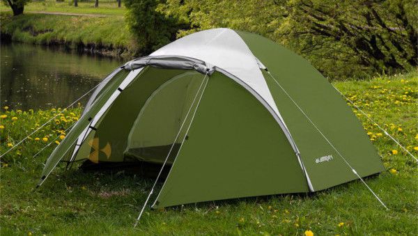 Палатка 3-х местная Presto Acamper Acco 3 Pro зеленый - 3000мм. H2О - 3,2 кг. 22600069 фото