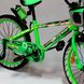 Велосипед двоколісний 20д 2086-20 салатовий зі рамою, що світиться, і кошиком 20500017 фото 5