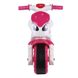 Каталка-біговець "Мотоцикл" ТехноК 6368TXK Біло-рожевий музичний 21300121 фото 3