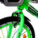 Велосипед двухколесный 20д 2086-20 салатовый со светящейся рамой и корзинкой 20500017 фото 2